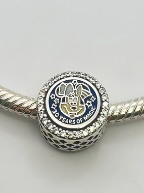 Pandora Disney Paris 30th Years Anniversary Charm Clear CZ